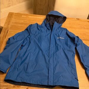 Columbia Men's Vibrant Blue Raincoat